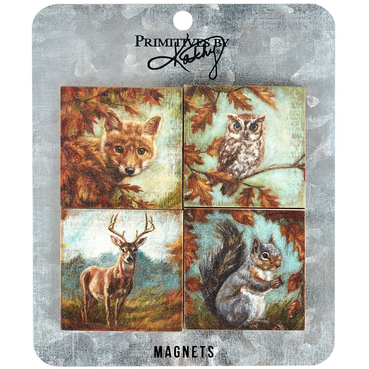 FALL ANIMALS MAGNET SET