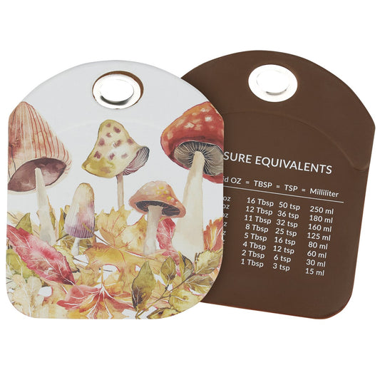MUSHROOMS & LEAVES Bowl Scraper