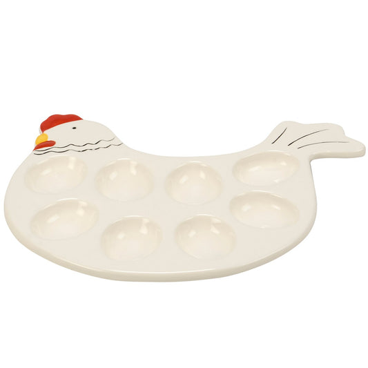 Chicken Deviled Eggs Plate