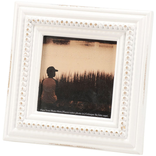 SQUARE BEADED PHOTO FRAME