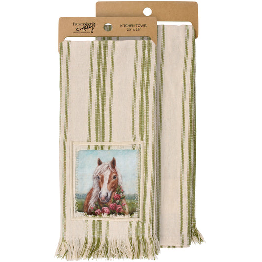 Floral Pony Towel