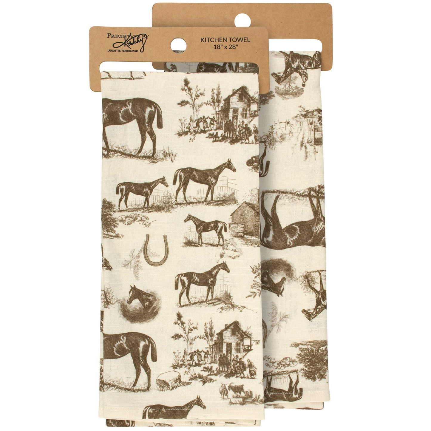 Horse Toile Socks