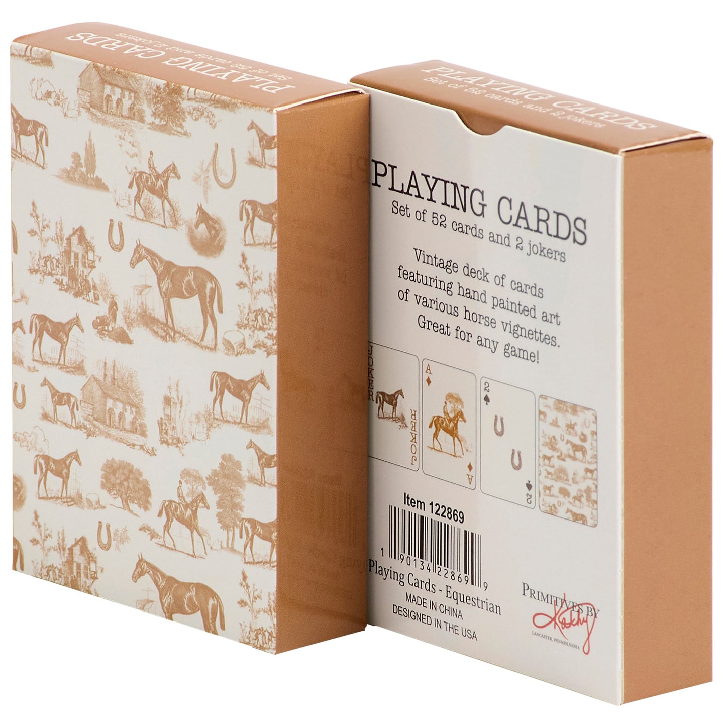 EQUESTRIAN PLAYING CARDS