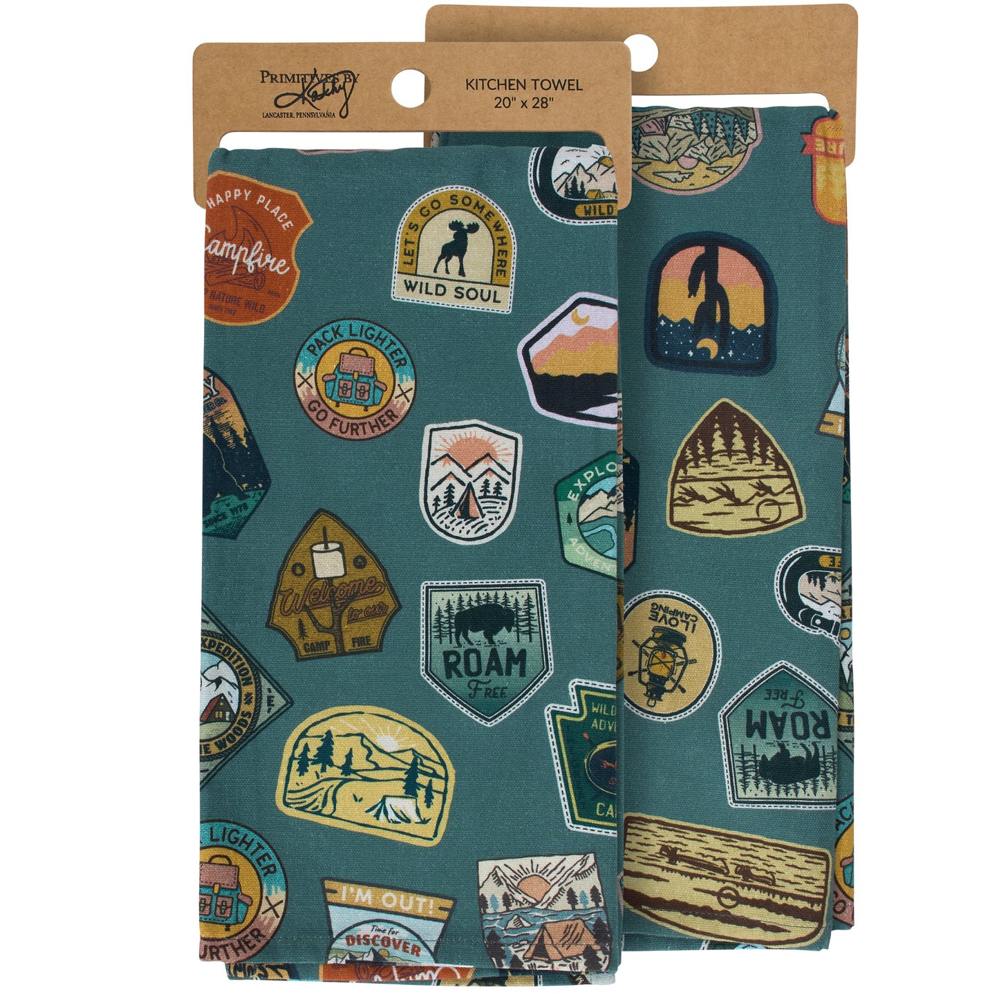 Camping Patches Towel