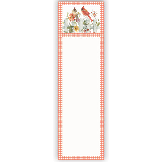 Summer Cardinals List Pad
