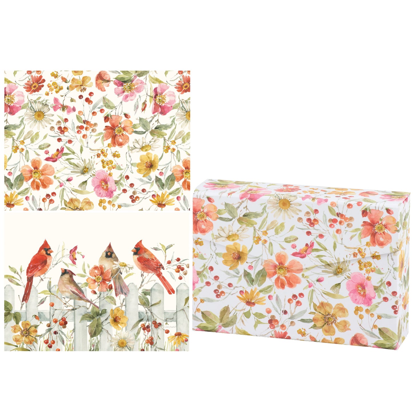 Summer Cardinals Note Card Set