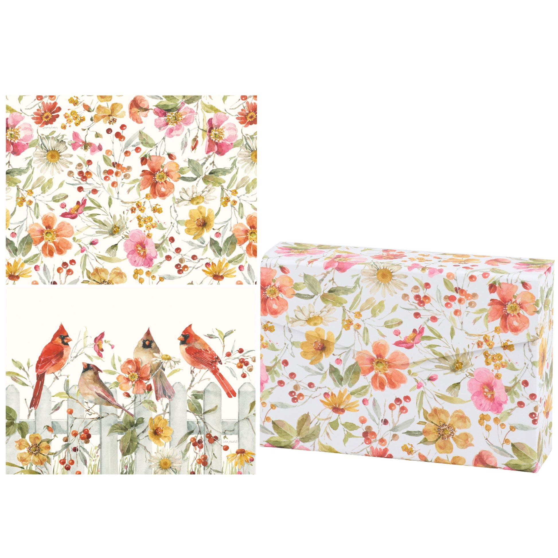 Summer Cardinals Note Card Set