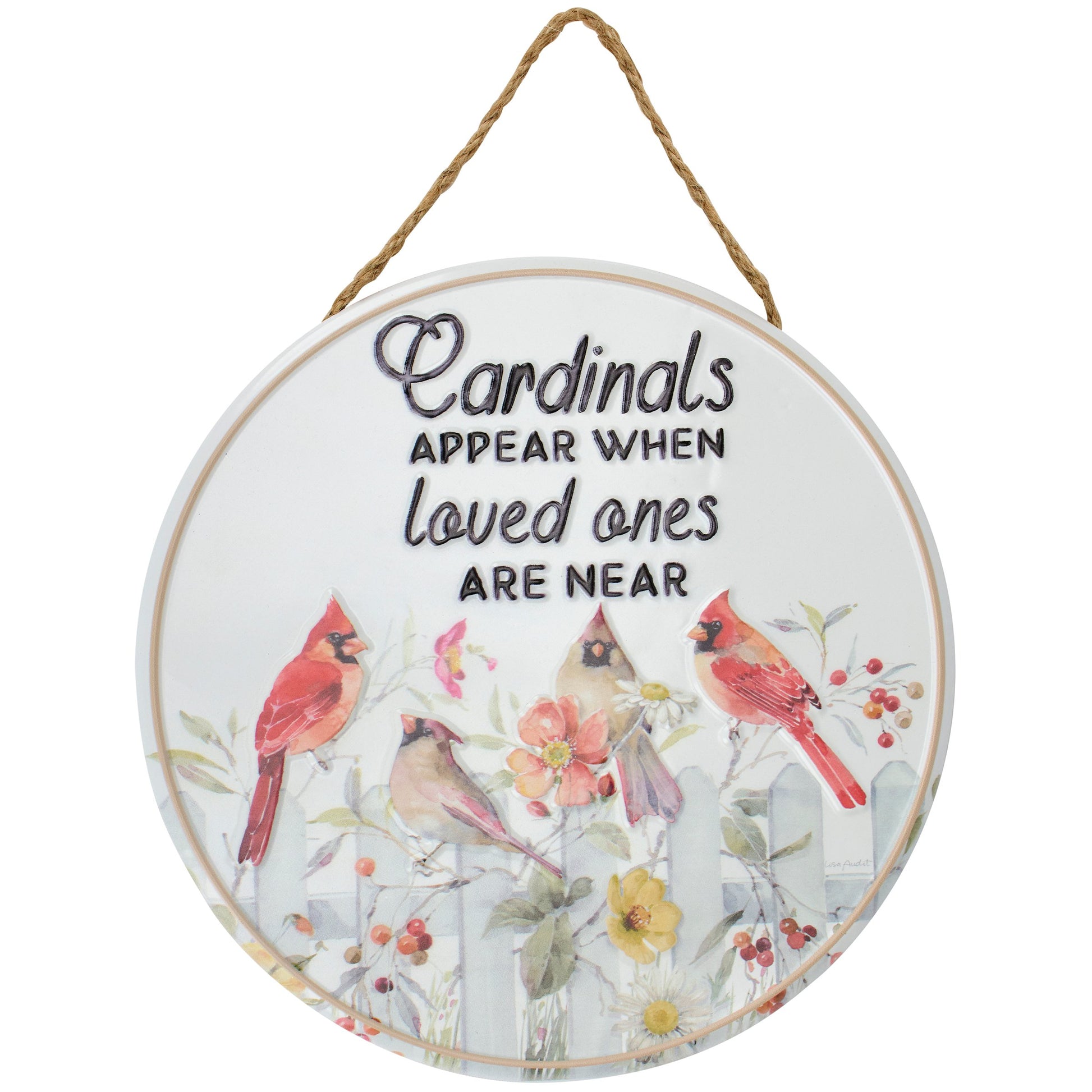 Cardinals Appear Wall Decor 12"