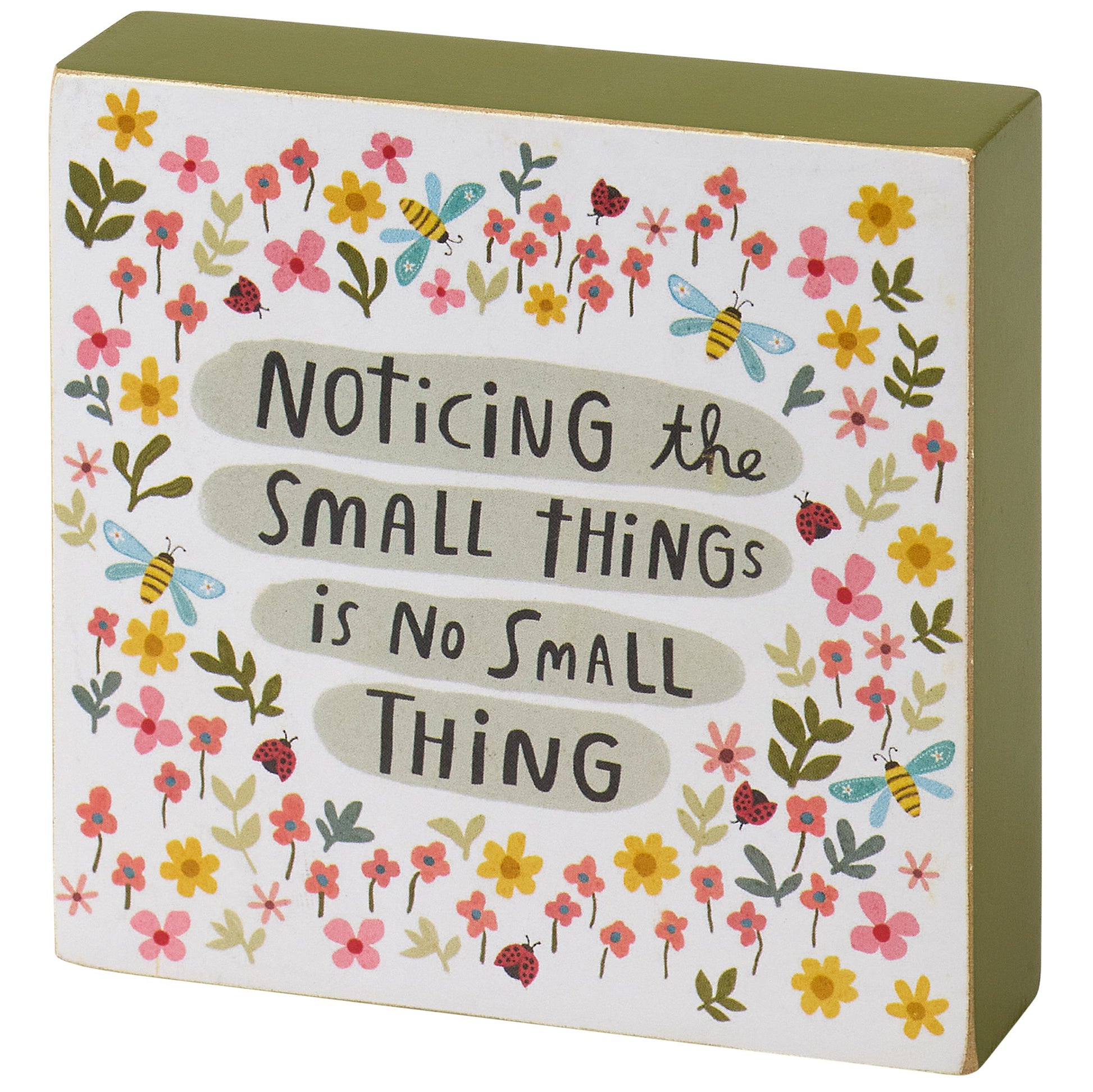 NO SMALL THING BLOCK SIGN