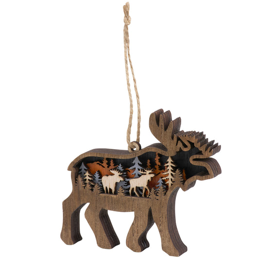 Moose Ornament - Magnet