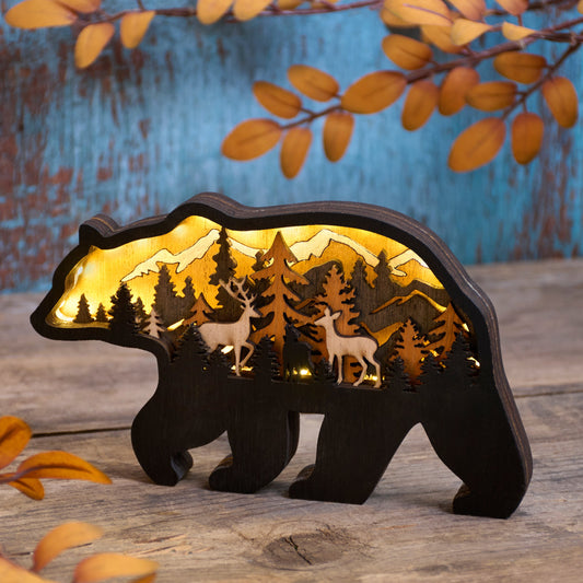 Lighted Bear Sitter