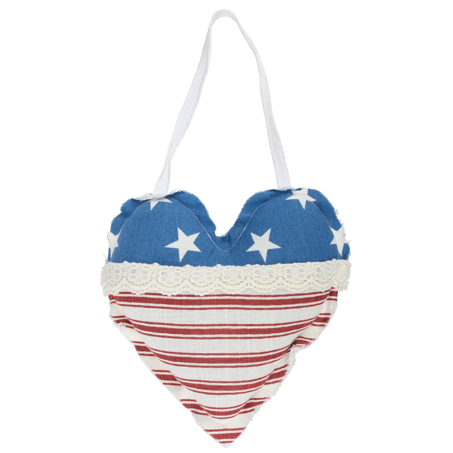 USA Heart Hanging Pillow