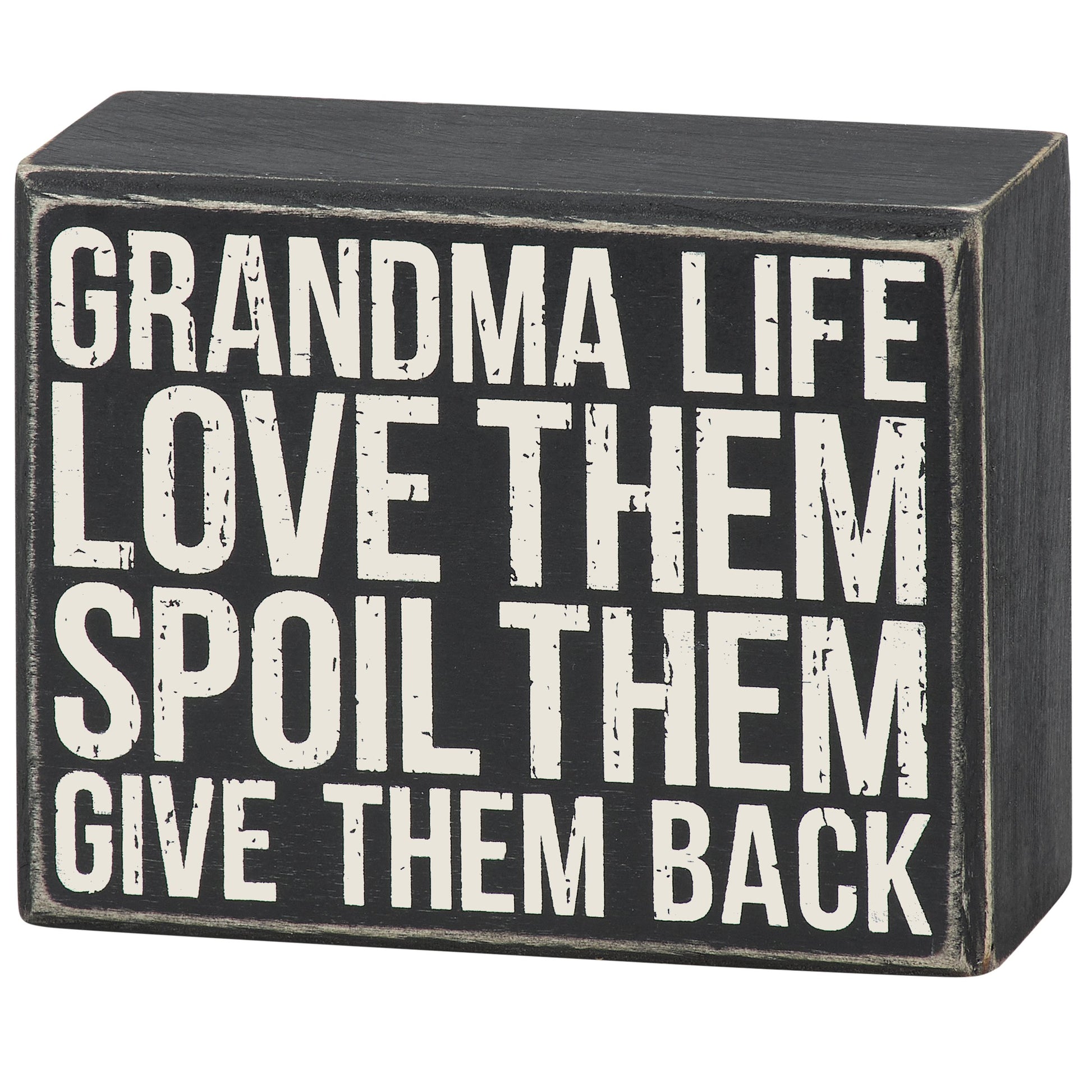 Grandma Life Box Sign