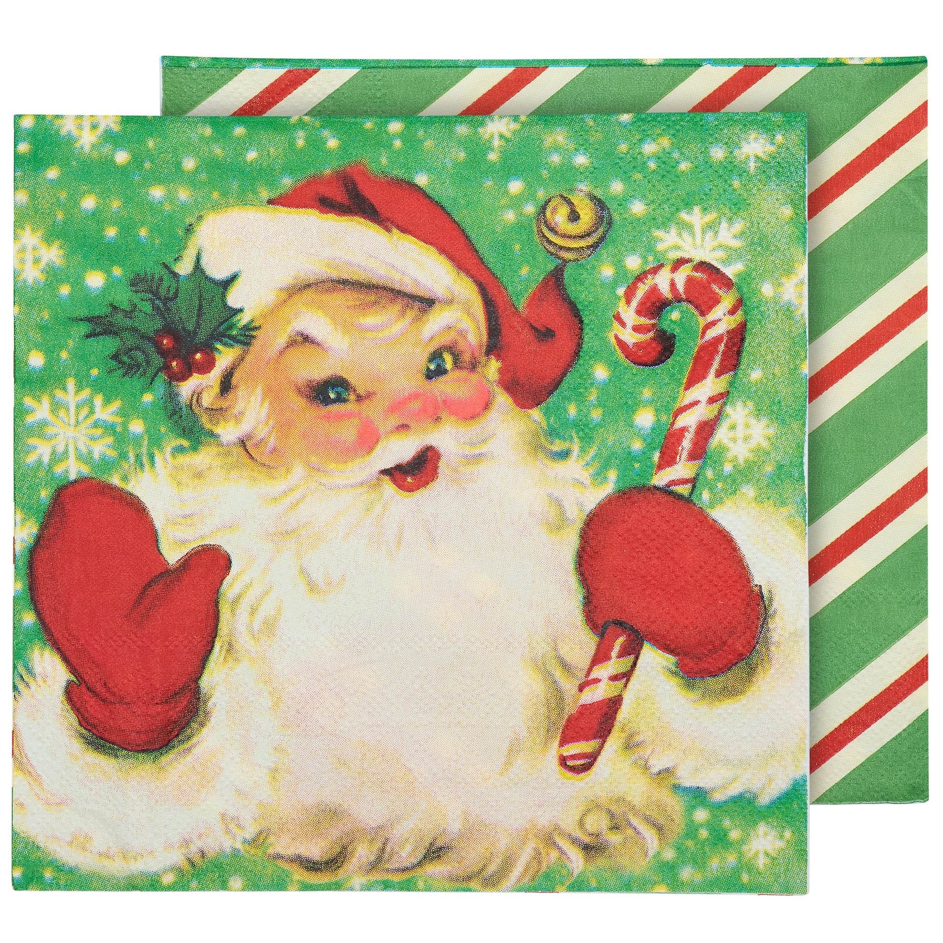 RETRO SANTA DINNER NAPKIN