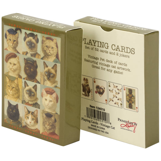 VINTAGE CATS PLAYING CARDS