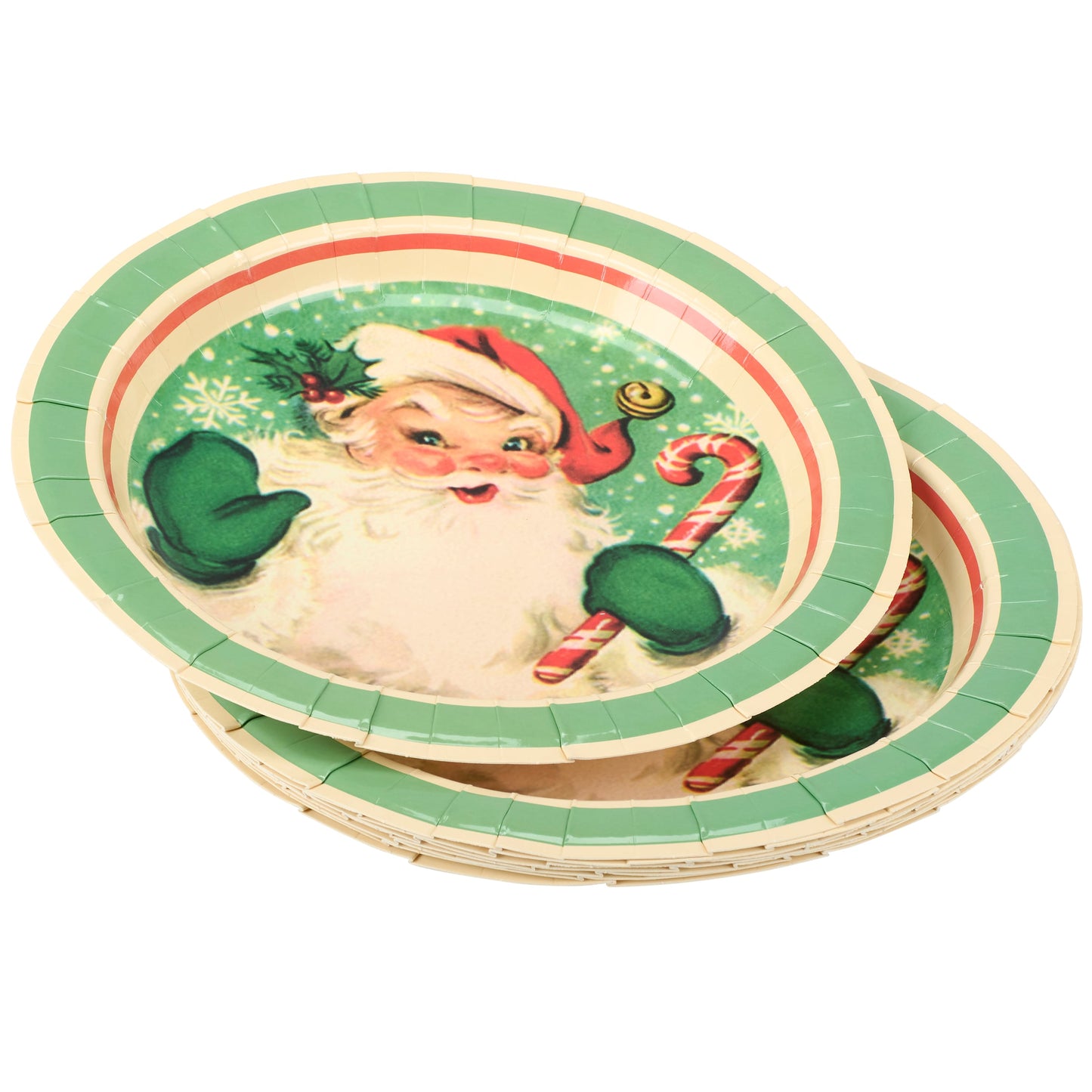 RETRO SANTA LARGE PLATE
