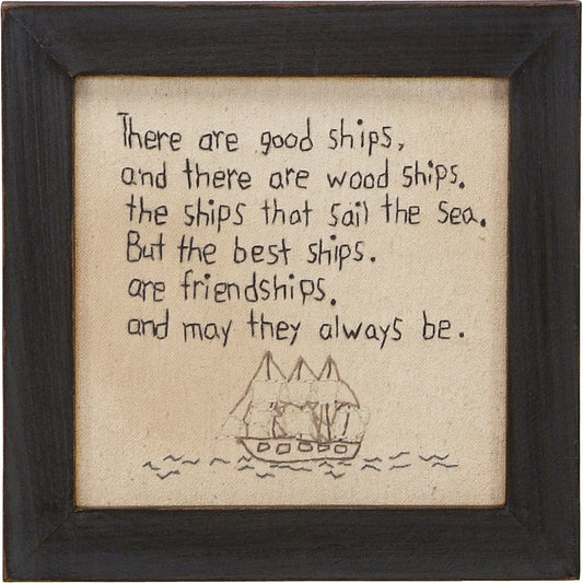 There Are Good Ships Stichery