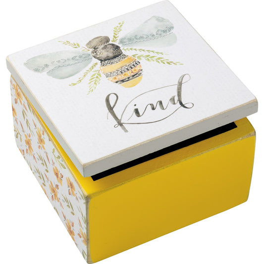 BEE KIND HINGED BOX