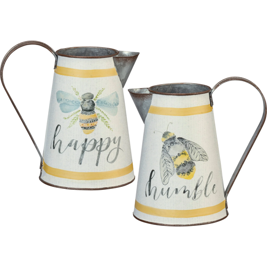 Bee Happy/Bee Humble Pitcher