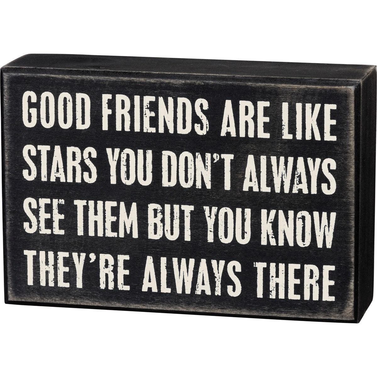 GOOD FRIENDS Box Sign