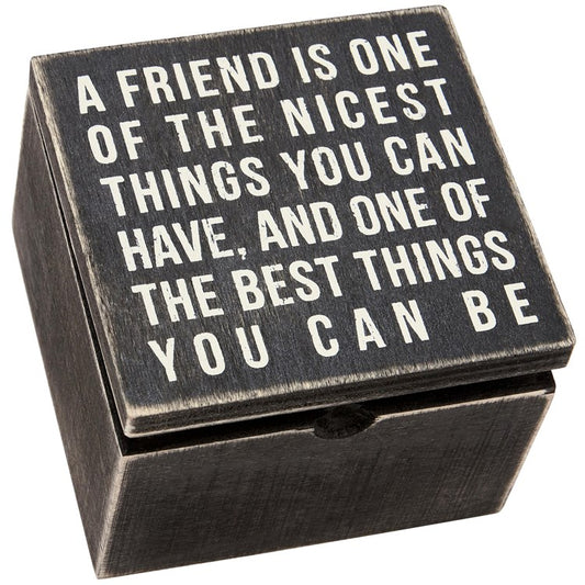 A Friend Hinged Box