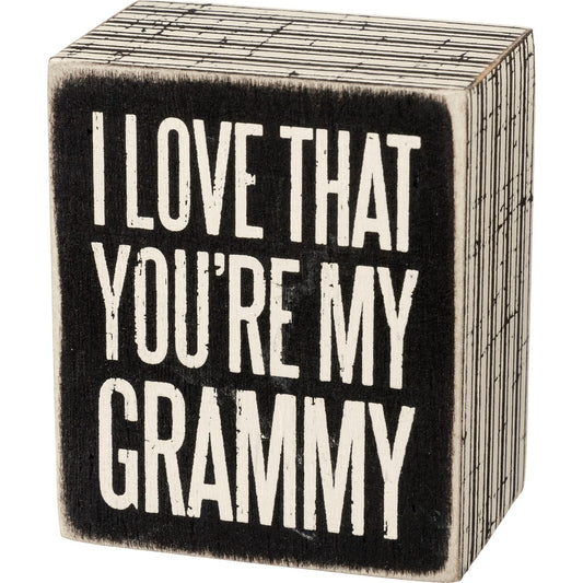 Grammy Box Sign