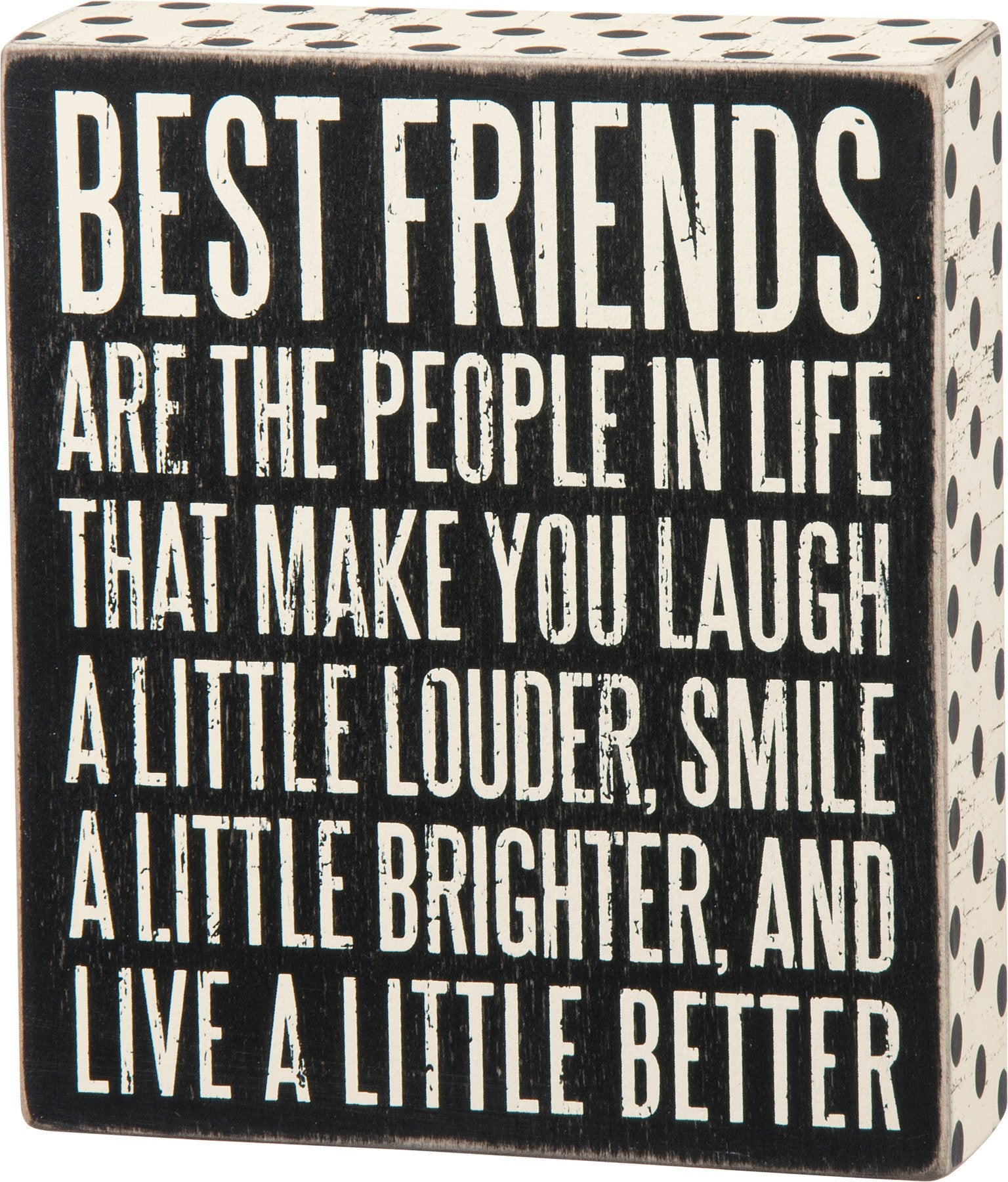 Best Friends Box Sign