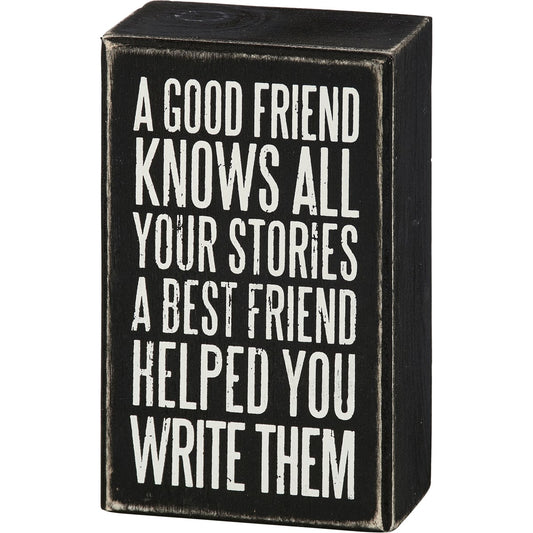BEST FRIEND Box Sign