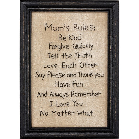 Mom's Rules Stichery