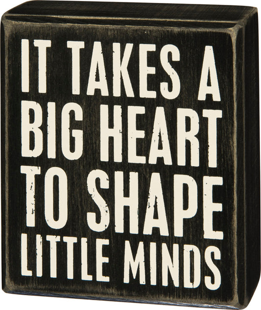 BIG HEART BOX SIGN