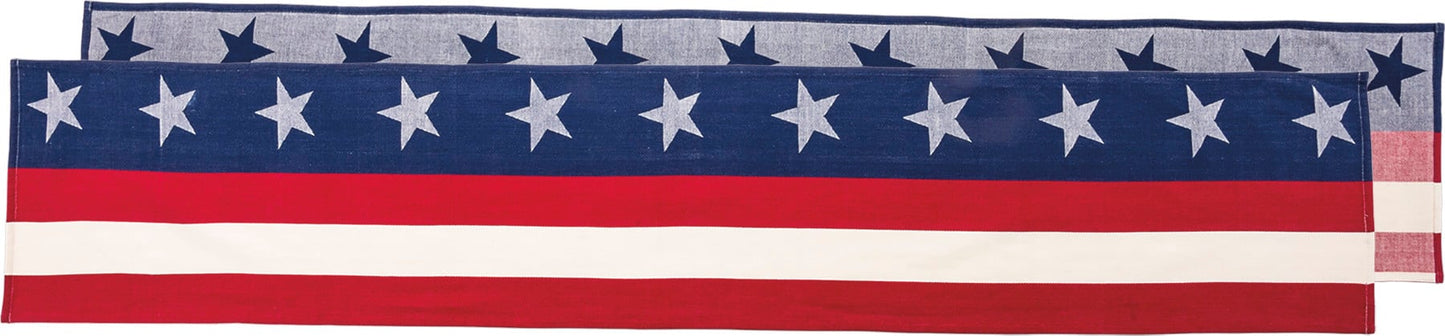 Red White and Blue 13X72" Runner