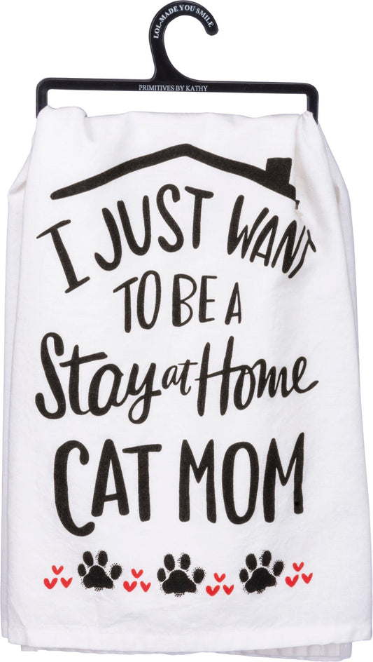Cat Mom Dishtowel