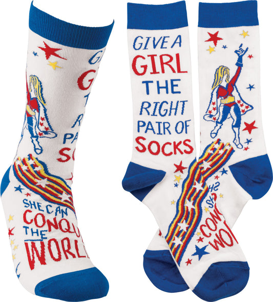 CONQUER THE WORLD SOCKS