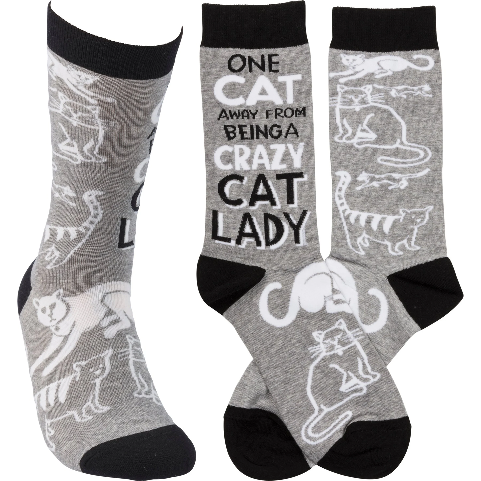 CRAZY CAT LADY SOCKS