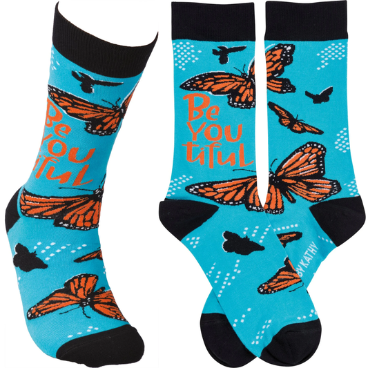 BeYoutiful Buttterfly Socks