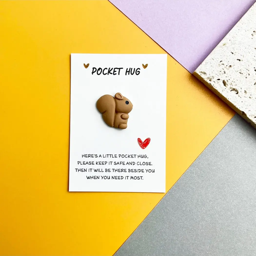 Squirrel Pocket Hug