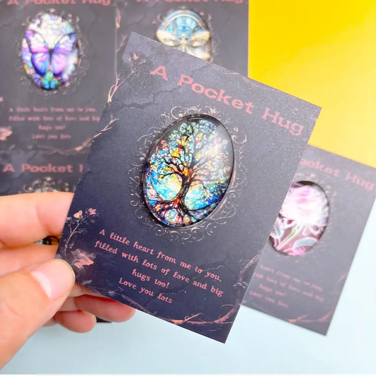 Purple Tree of Life Pocket Hug