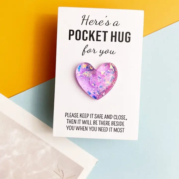 PURPLE HEART POCKET HUG