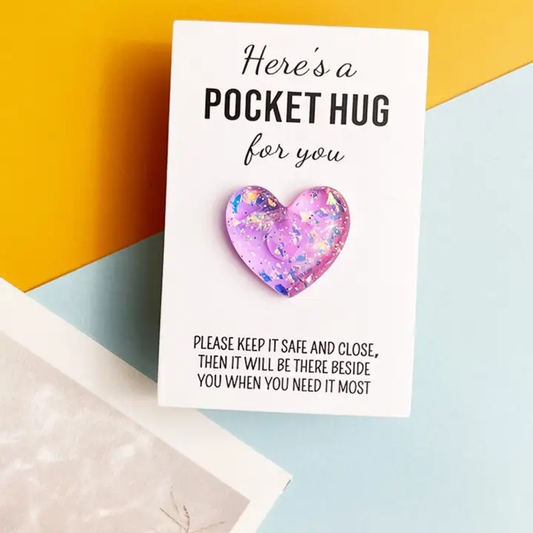 PURPLE HEART POCKET HUG