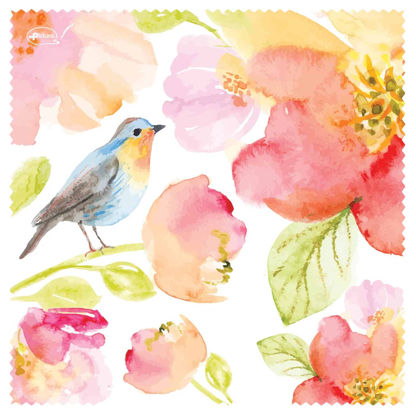 Bird Floral Smart Cloth