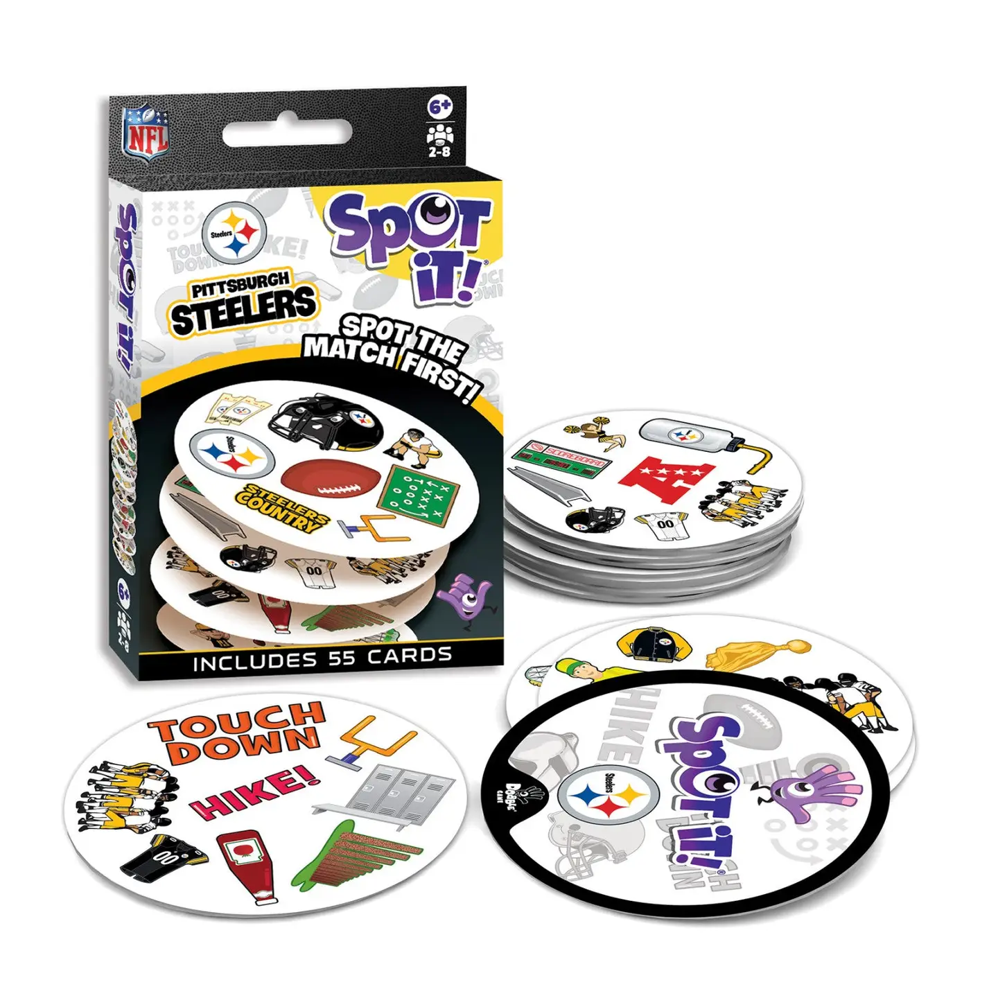 Steelers Spot It Card Game