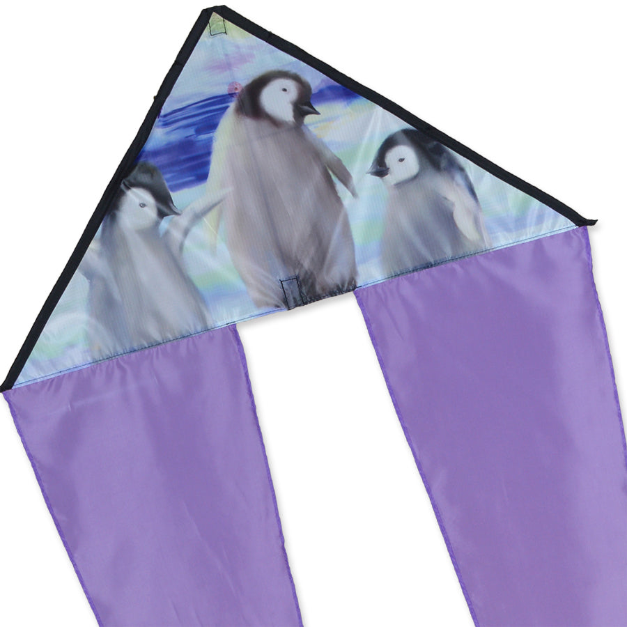 Penguins Zippy Flo-tail Delta Kite