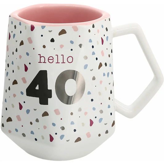 Hello 40 17OZ Mug in Box