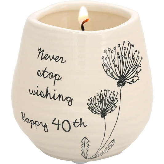 Happy 40th Candle