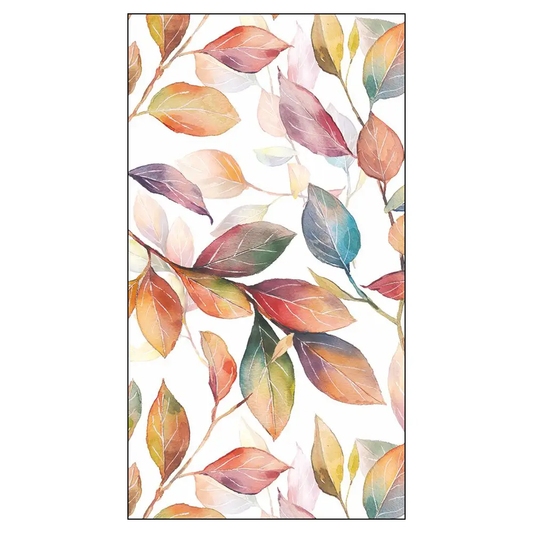 Colorful Leaves Paper Guest Towels