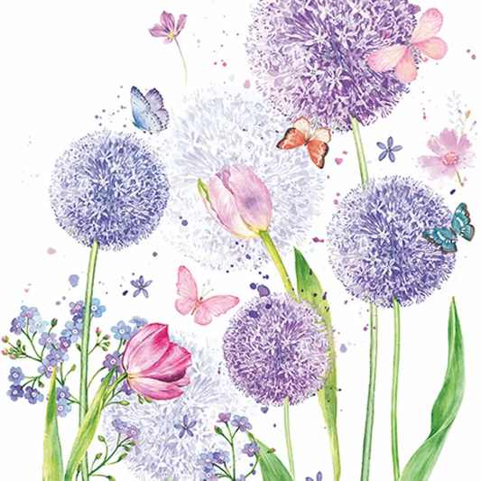 Flower Beauty Beverage Napkins