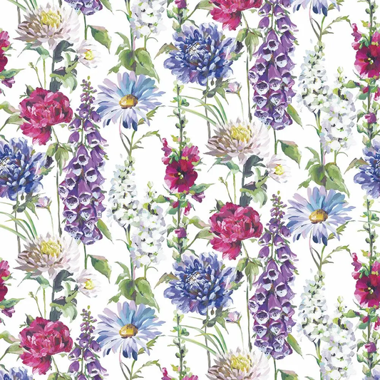 Flower Tendril Beverage Napkins