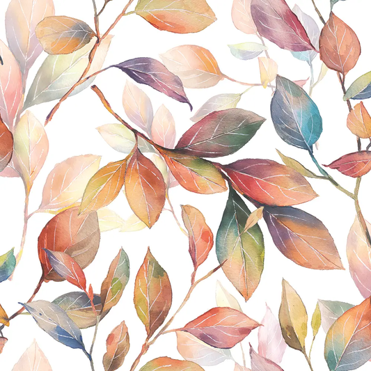 Colorful Leaves Beverage Napkins