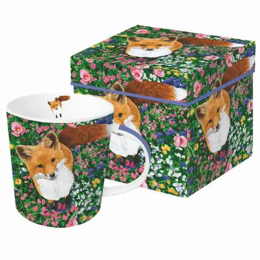Garden Fox Mug In Box