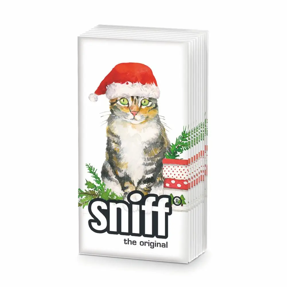 CHRISTMAS Kitty Sniffs